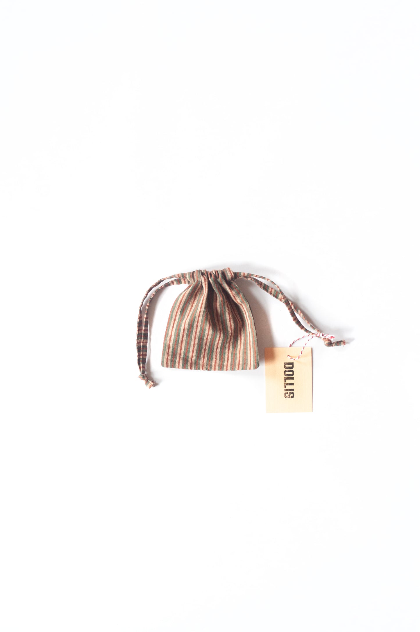 Stripe Drawstring Bag